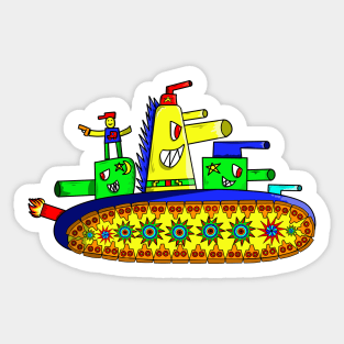 Spiky Special Tank Sticker